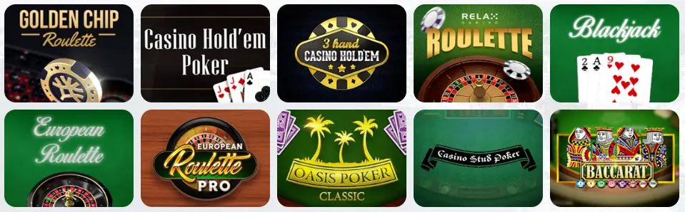 Giochi da tavolo al JetBahis Casino