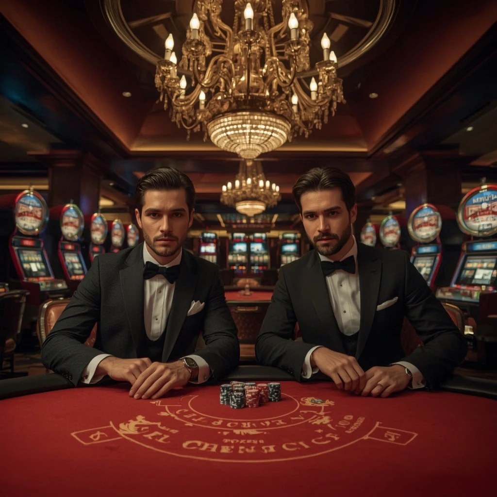 Due giocatori di poker al JetBahis Casino in Italia